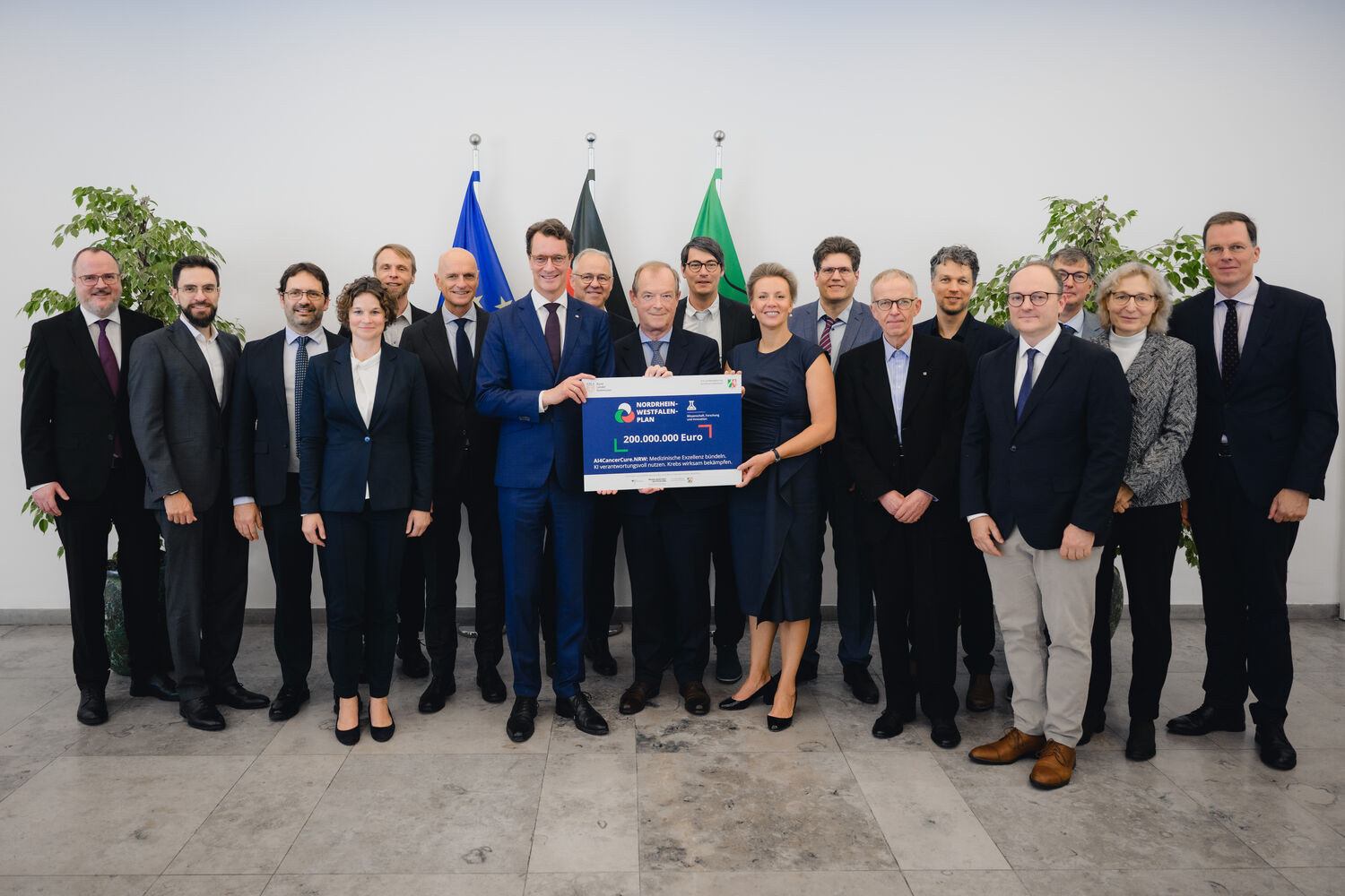 Launch event of AI4CancerCure.NRW at the State Chancellery